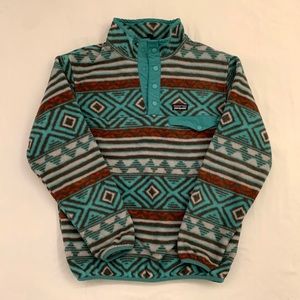 blue patagonia synchilla pullover
